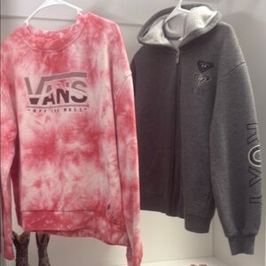 VTG YTK Girls XL hoodie and sweatshirt Vans Roxy